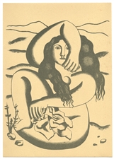 Fernand Leger lithograph, edition of 1000