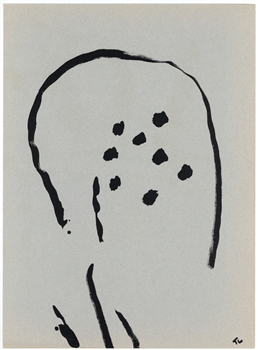 Pierre Tal-Coat lithograph on laid paper, 1962