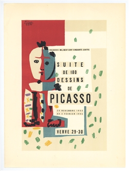 Pablo Picasso lithograph Dessins for Verve