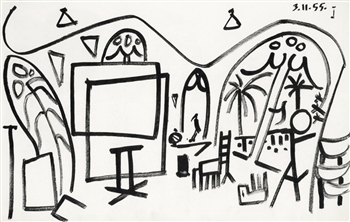 Pablo Picasso lithograph | Carnet Californie