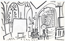 Pablo Picasso lithograph | Carnet Californie