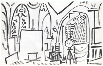 Pablo Picasso lithograph | Carnet Californie