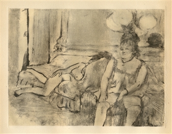 Edgar Degas monotype