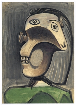 Pablo Picasso lithograph "La Guerre"