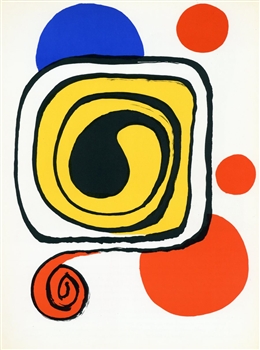 Alexander Calder original lithograph, 1971
