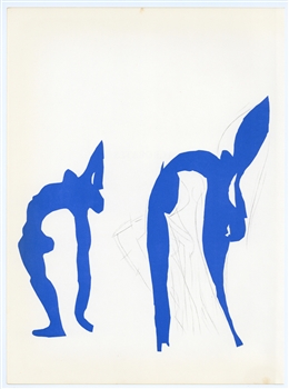 Henri Matisse lithograph "Acrobates"