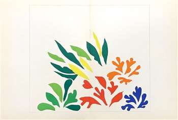 Henri Matisse lithograph "Acanthes"