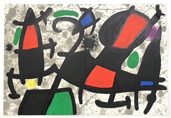 Joan Miro original lithograph, 1970