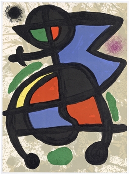 Joan Miro original lithograph, 1970