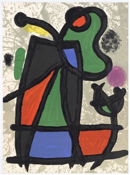 Joan Miro original lithograph, 1970