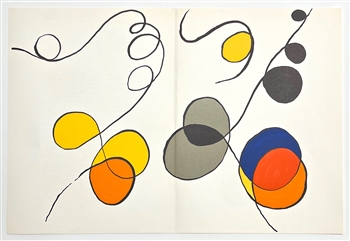 Alexander Calder original lithograph, 1968