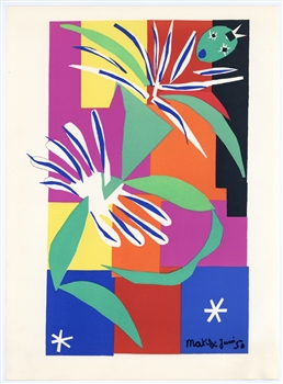 Henri Matisse lithograph "Danseuse Creole"