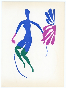 Henri Matisse lithograph "Nu Bleu"