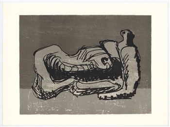 Henry Moore original lithograph | Homage to San Lazzaro, 1975