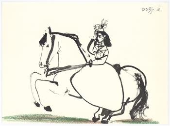 Pablo Picasso lithograph Toros y Toreros