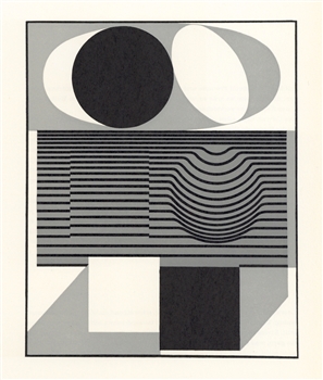 Victor Vasarely serigraph "Ondho", 1961