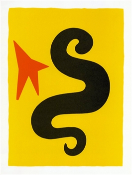 Alexander Calder lithograph, 1971