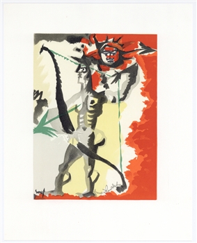 Jean Lurcat lithograph "Homage to Dufy"