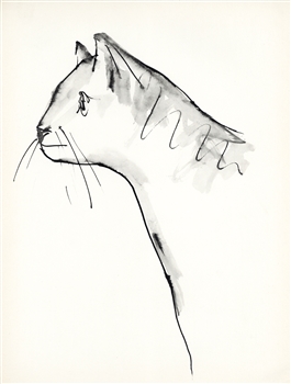 Pablo Picasso lithograph "Un chat"