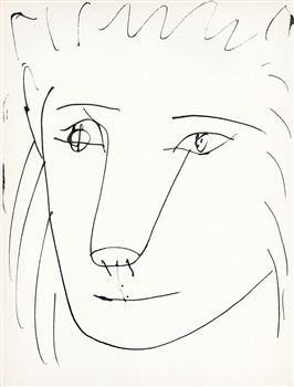 Pablo Picasso lithograph "Lion"