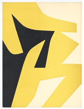 Jean Dewasne color silkscreen, 1951