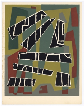 Jean Deyrolle color silkscreen, 1953