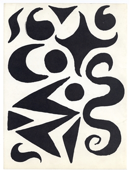 Alexander Calder lithograph, 1965