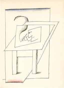 Saul Steinberg original lithograph