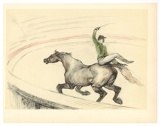 Toulouse-Lautrec  lithograph Circus Cirque
