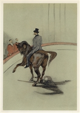 Toulouse-Lautrec  lithograph Circus Cirque