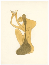 Henri Laurens original lithograph Apollon Verve 1952 Mourlot