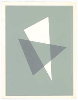 Josef Albers silkscreen | Interaction of Color, 1963