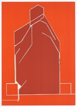 Pablo Palazuelo original lithograph, 1970