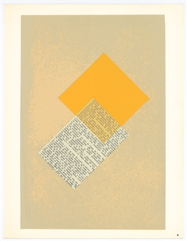 Josef Albers silkscreen | Interaction of Color, 1963