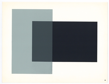 Josef Albers silkscreen | Interaction of Color, 1963