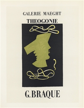 Georges Braque lithograph poster Mourlot
