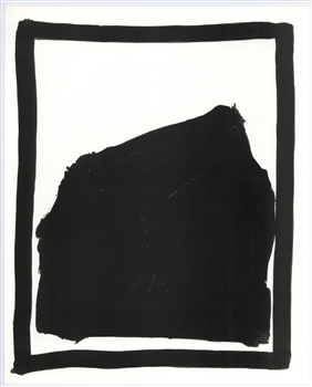 Sol LeWitt lithograph Black Gouaches