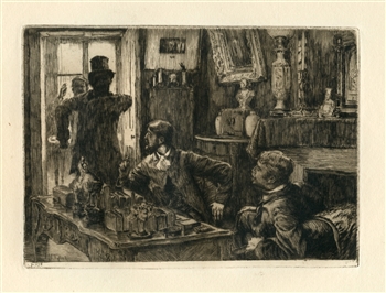 James Tissot original etching