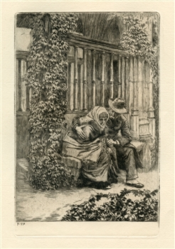 James Tissot original etching