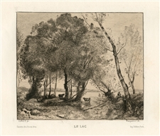 Jean-Baptiste Corot etching