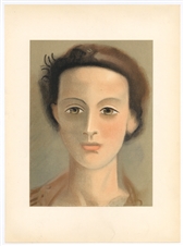 Andre Derain lithograph "Portrait"