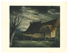 Maurice de Vlaminck lithograph "Haute-Folie"