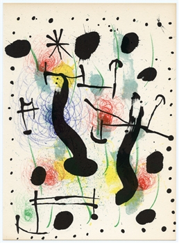 Joan Miro original lithograph (1966)