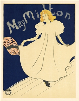 Toulouse-Lautrec lithograph poster May Milton