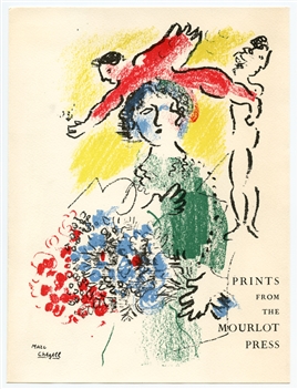 Marc Chagall lithograph, 1964