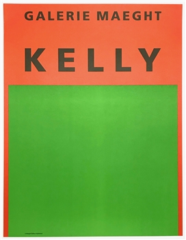 Ellsworth Kelly lithograph poster for the Galerie Maeght