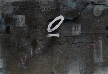 Antoni Tapies original lithograph, 1979 "Sous zero"