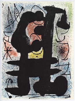 Joan Miro original lithograph, 1967