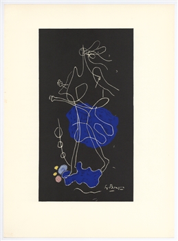 Georges Braque lithograph "Ajax"