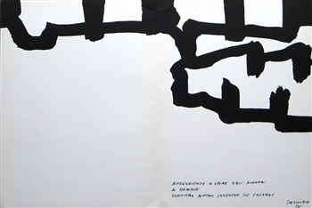 Eduardo Chillida lithograph | Homage to Braque